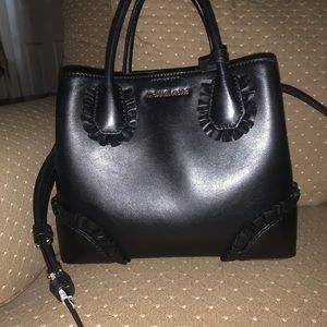 Michael Kors black leather purse
